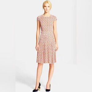 Tory Burch 100% silk floral dress size large.